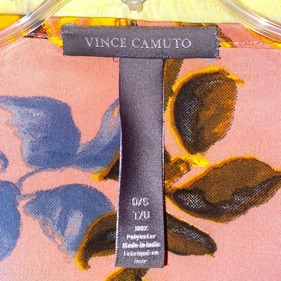 VINCE CAMUTO FLORAL KIMONO-STYLE ROBE SZ S100% POLYESTER - Picture 6 of 13